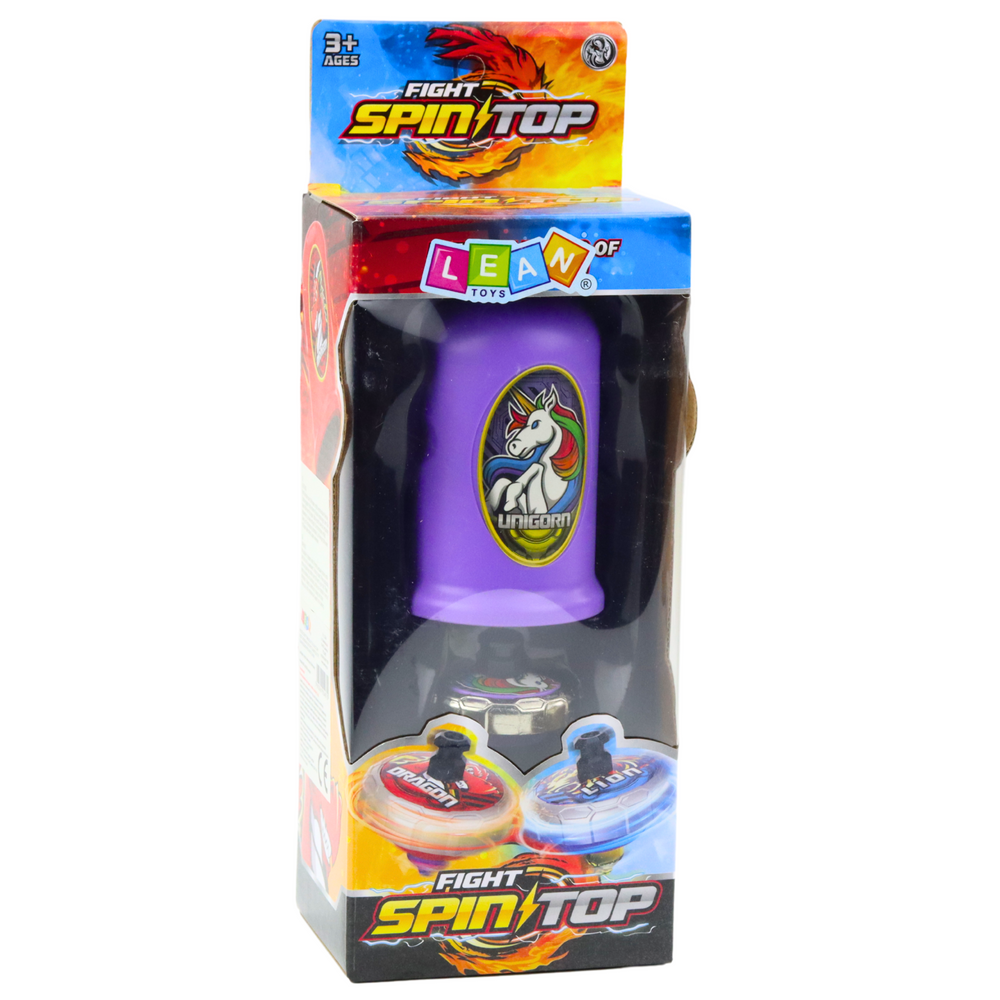 Žaislinis paleidimo įrenginys su suktuku „Flying Unicorn “, violetinis