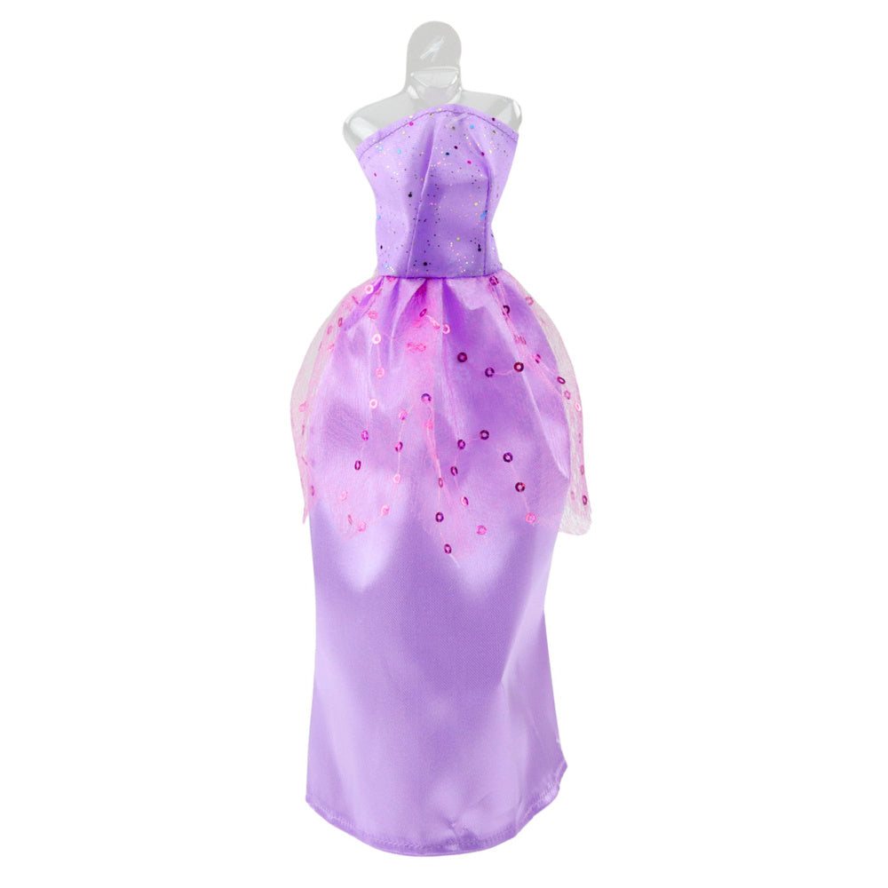 Lėlės Anlily suknelių rinkinys su aksesuarais 9 vnt.