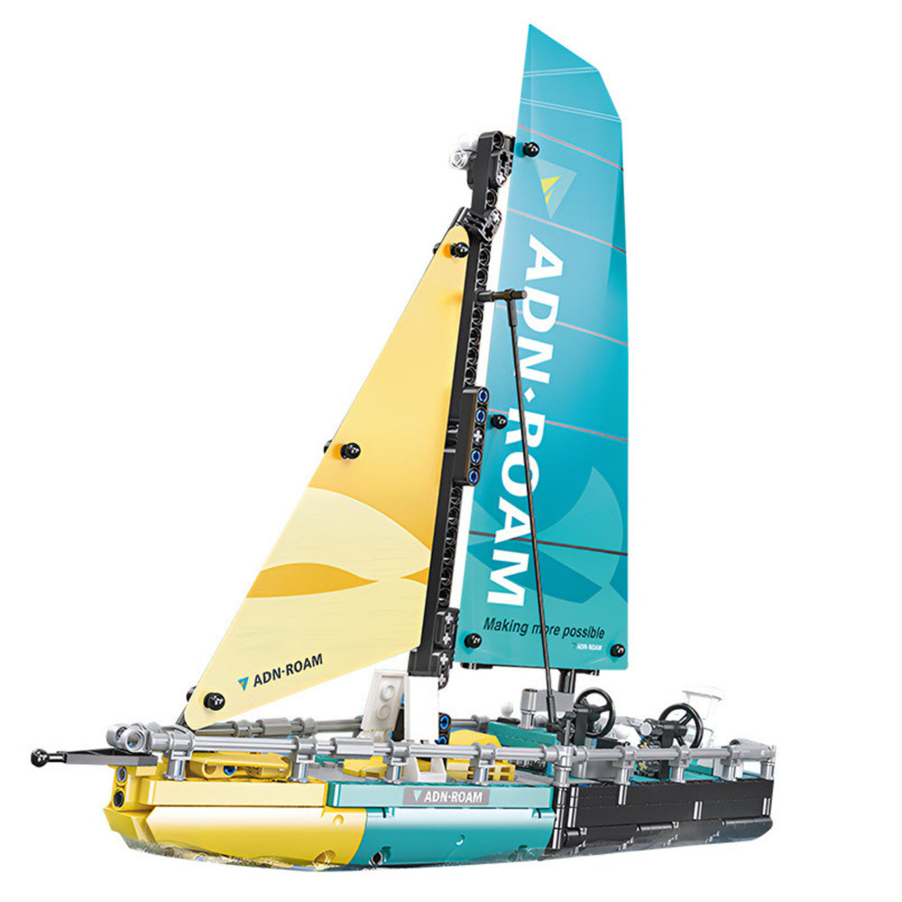 Statybinis burlaivio konstruktorius vaikams 675 el.