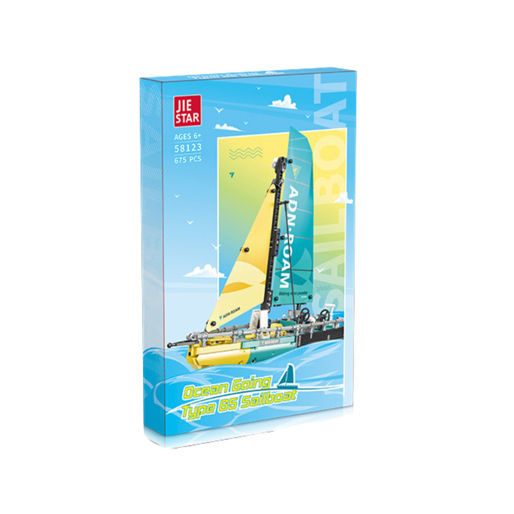 Statybinis burlaivio konstruktorius vaikams 675 el.