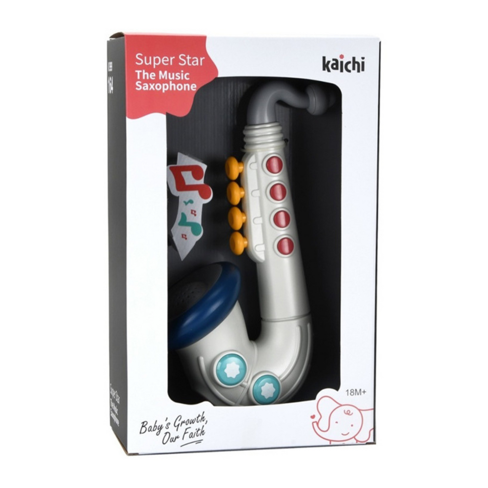 Interaktyvus muzikinis saksofonas vaikams