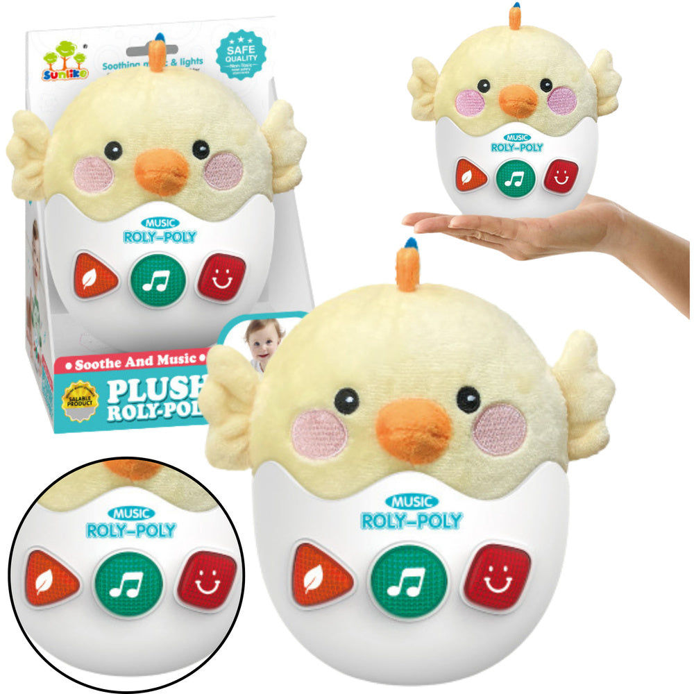 Interaktyvus balansinis viščiukas su garso ir šviesos efektais