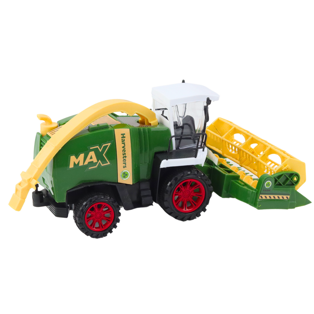 Žaislinis grūdų kombainas „Farmer Heder Drive “