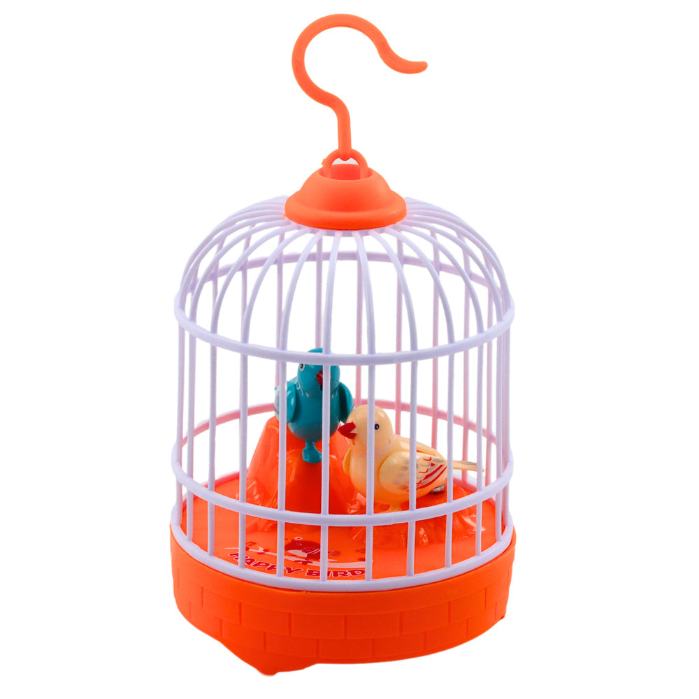 Narvelis garsus atkartojančiais paukščiais, oranžinis