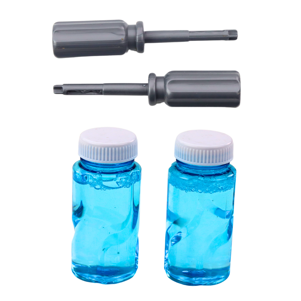 Muilo burbulų pistoletas „Lėktuvas“ 2in1, mėlynas