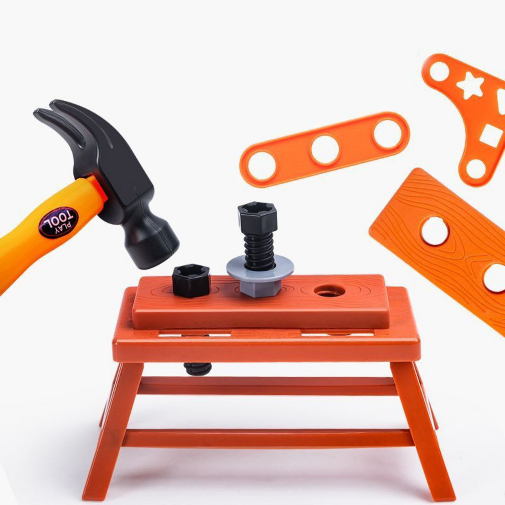 Didelis meistro įrankių rinkinys su  akumuliatoriniu gręžtuvu 55 el.