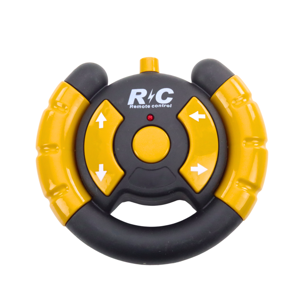 Nuotoliniu būdu valdomas traktorius su priekaba ir arklio rinkinys