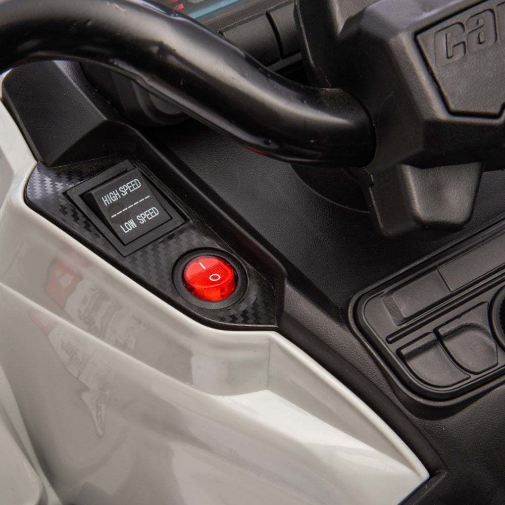 Dvivietis elektrinis keturratis Can-Am Outlander 4x4 DK-CA005, pilkas, 24V