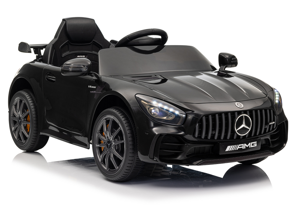 Vienvietis elektromobilis vaikams Mercedes GTR, baltas