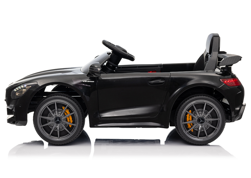 Vienvietis elektromobilis vaikams Mercedes GTR, baltas