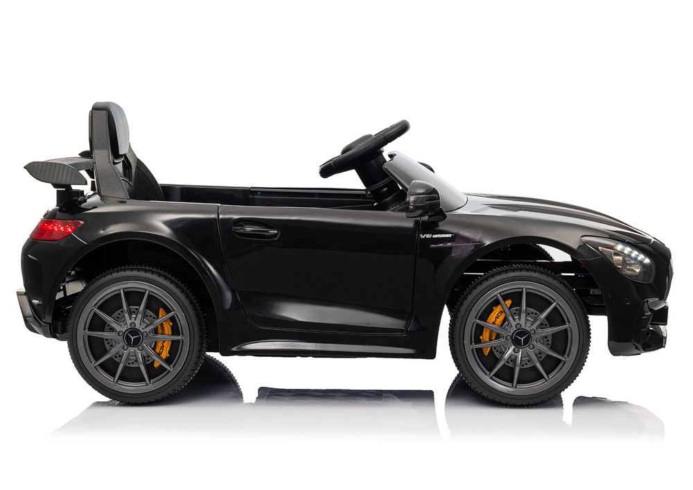 Vienvietis elektromobilis vaikams Mercedes GTR, baltas