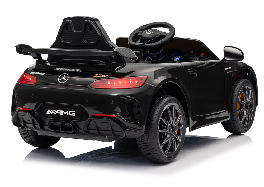 Vienvietis elektromobilis vaikams Mercedes GTR, baltas