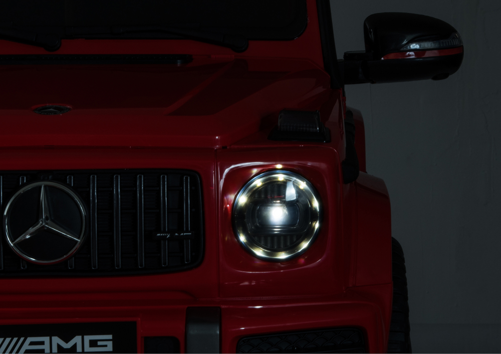 Vienvietis elektrinis džipas vaikams Mercedes G63 BBH-0003 EZ, raudonas