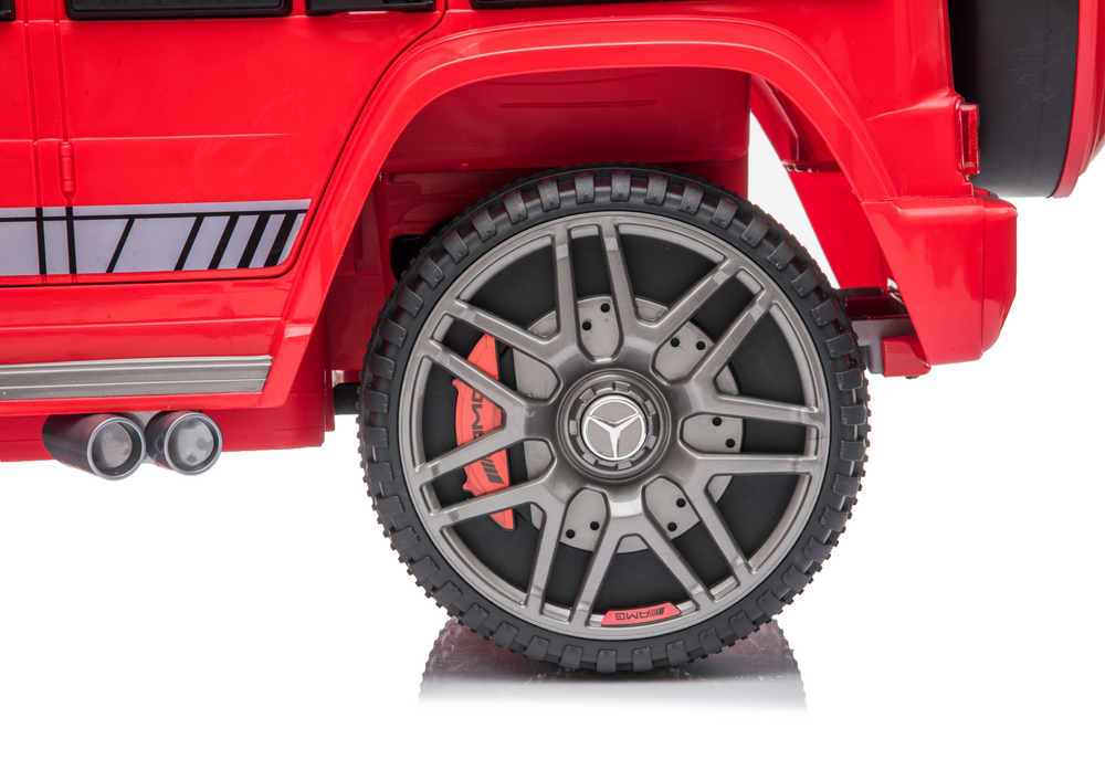 Vienvietis elektrinis džipas vaikams Mercedes G63 BBH-0003 EZ, raudonas