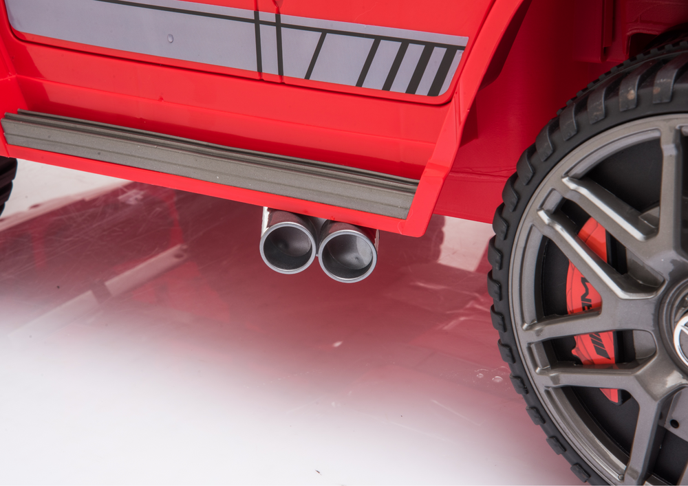 Vienvietis elektrinis džipas vaikams Mercedes G63 BBH-0003 EZ, raudonas