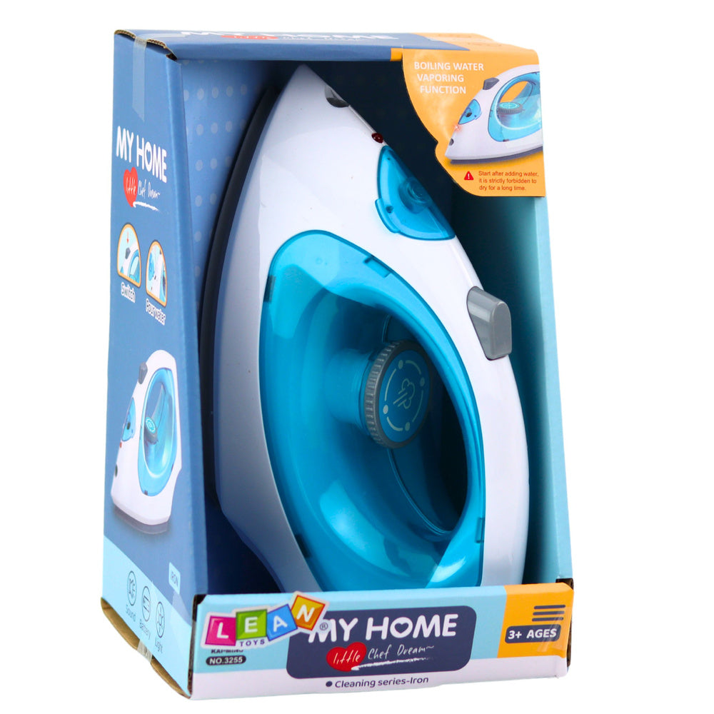 Interaktyvus lygintuvas vaikams su garų funkcija, mėlynas