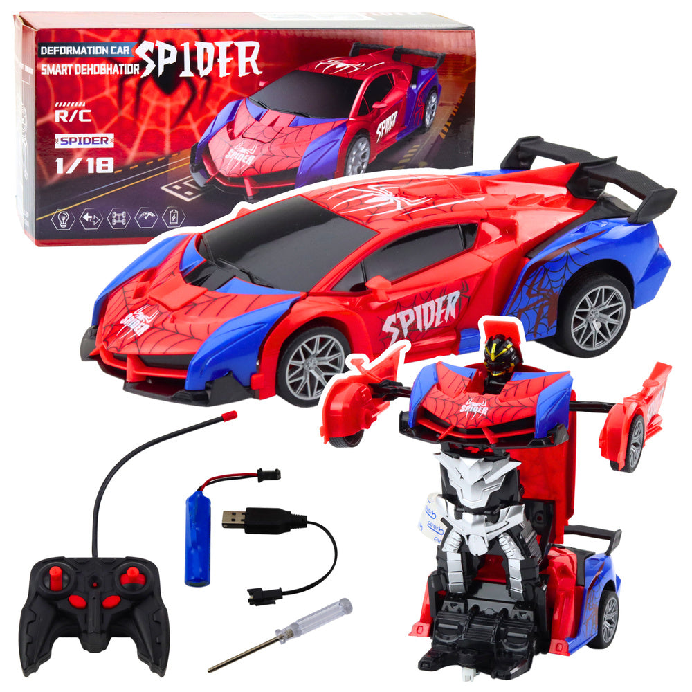 Nuotoliniu būdu valdomas robotas automobilis “Spider” 2in1