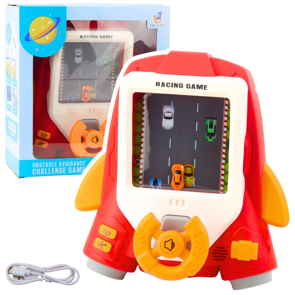 Vairavimo simuliatorius vaikams „Rocket Steering Wheel“