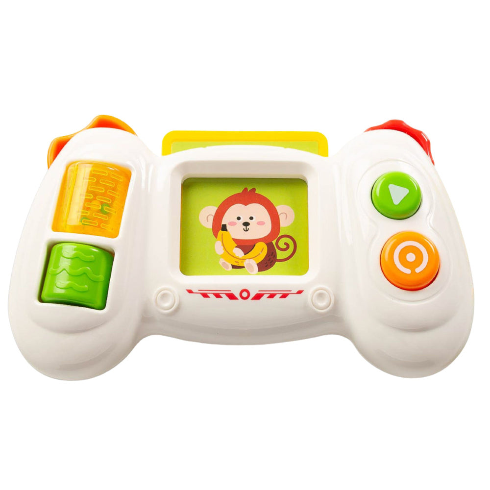 Interaktyvu mokomasis pultas vaikams su šviesos ir garso efektais