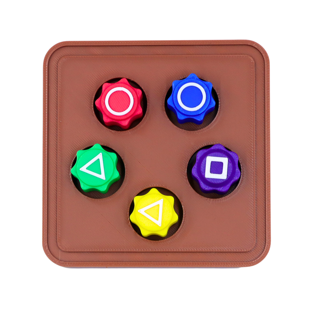 Arkadinis žaidimas vaikams „Gonggi Hacele“ su stovu 5 vnt.