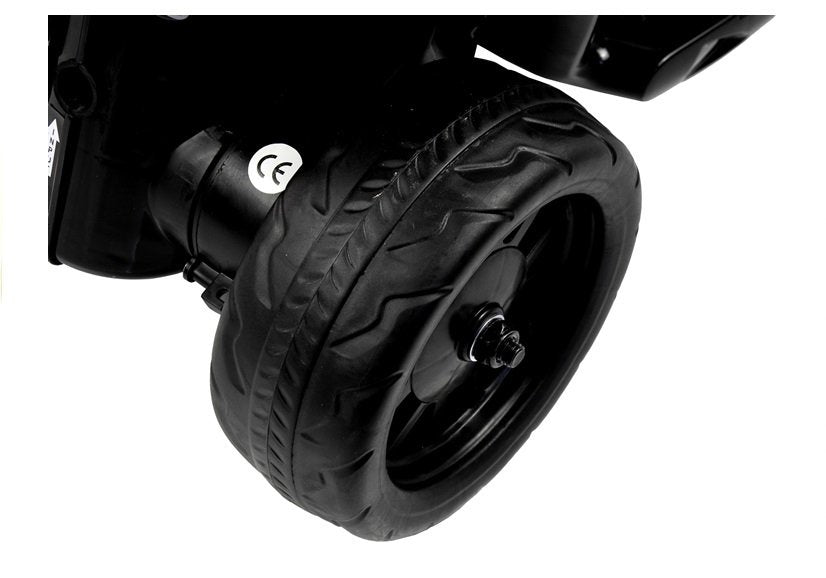 Elektrinis triratis motociklas vaikams BMW S1000RR, juodas