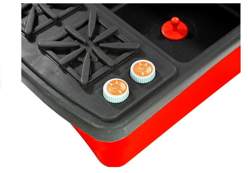 Vaikiška kriauklė su virykle ir priedais