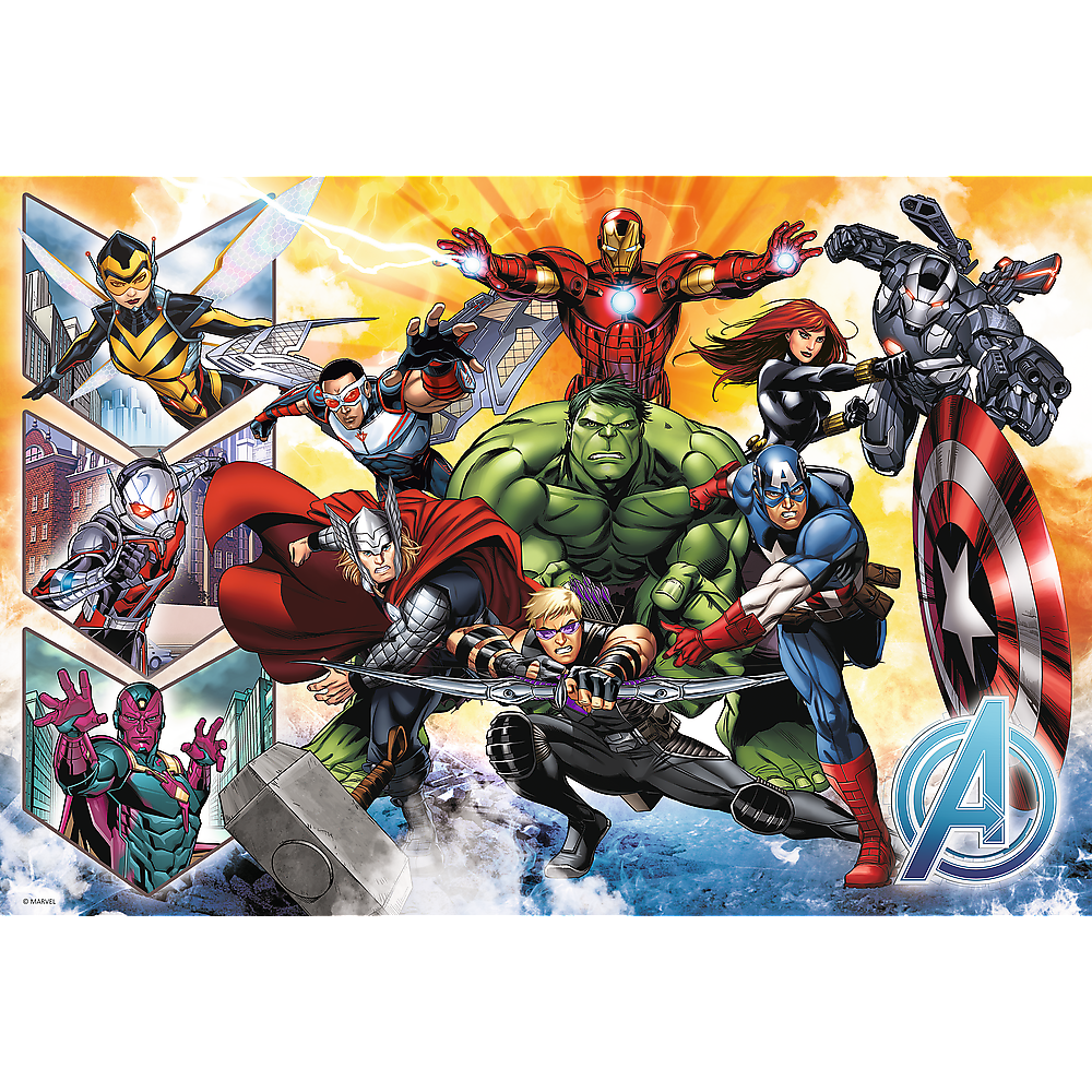 Dėlionė vaikams Marvel “Keršytojų galia” 100 el., Trefl 16431