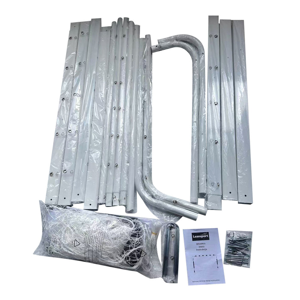 Futbolo vartai su kvadratiniu rėmu 300x200x110cm