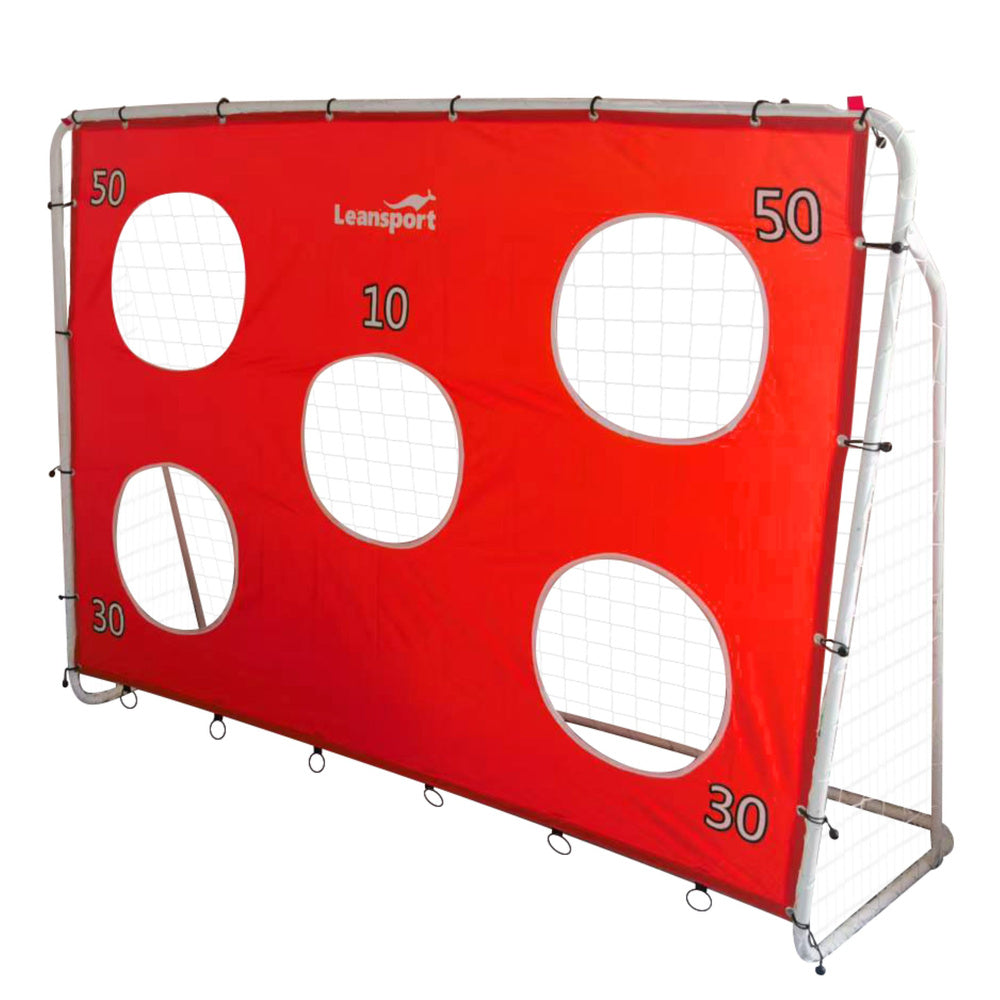 Futbolo treniruočių vartai su taikiniu 213x152x75cm