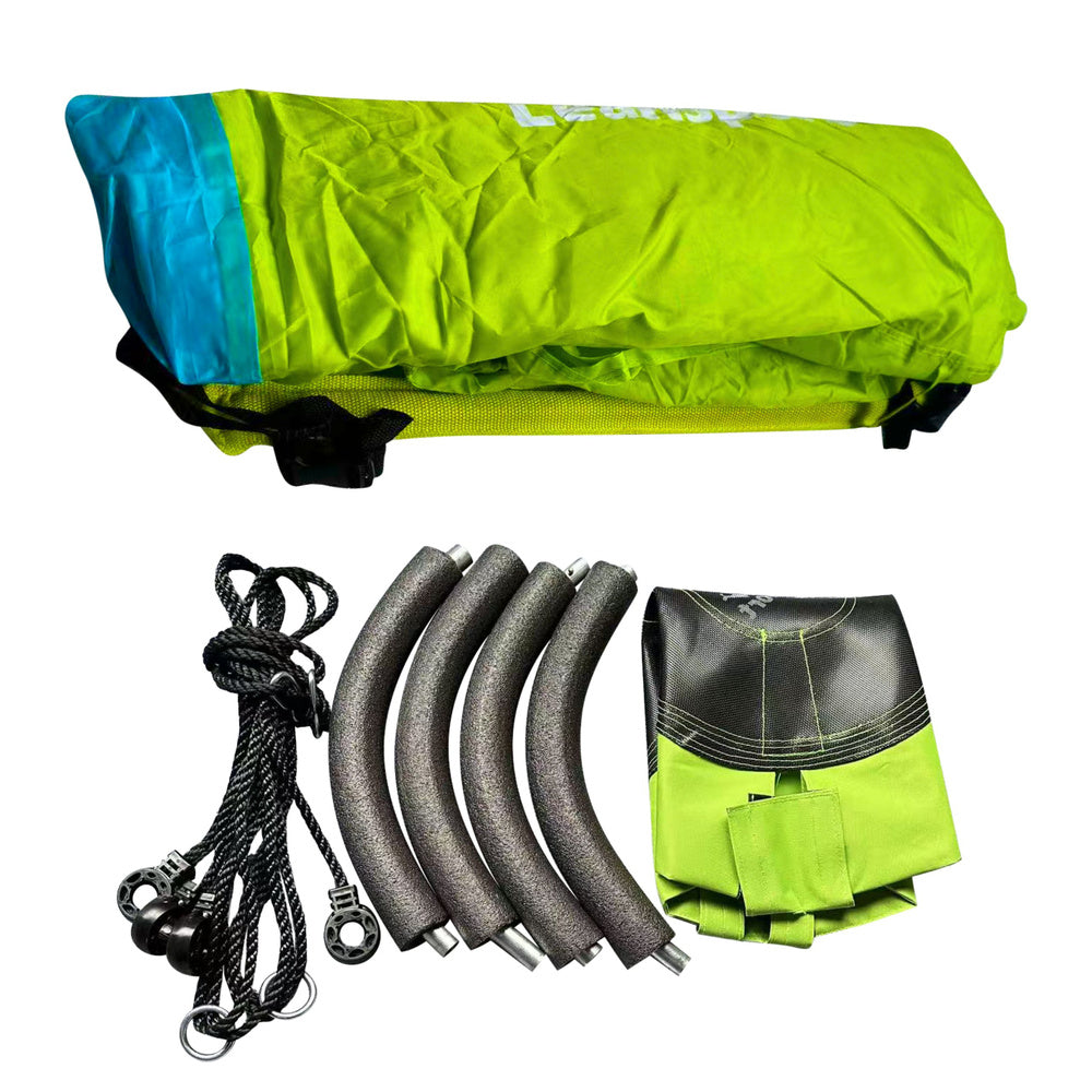 Vaikiškos sūpynės palapinė „Stork's Nest“ 110–120 cm, žalios