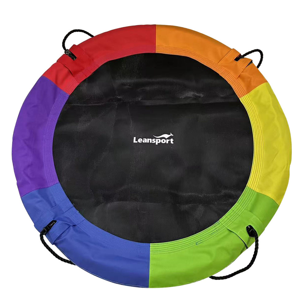 Sodo sūpynės vaikams „Gandro lizdas“ 100 cm, spalvotos