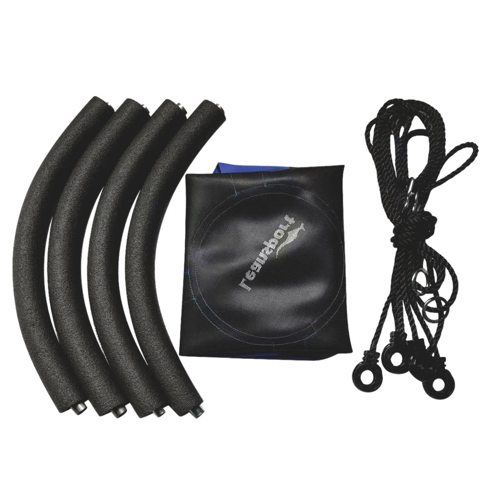 Sodo sūpynės vaikams „Gandro lizdas“ 80 cm, mėlyna