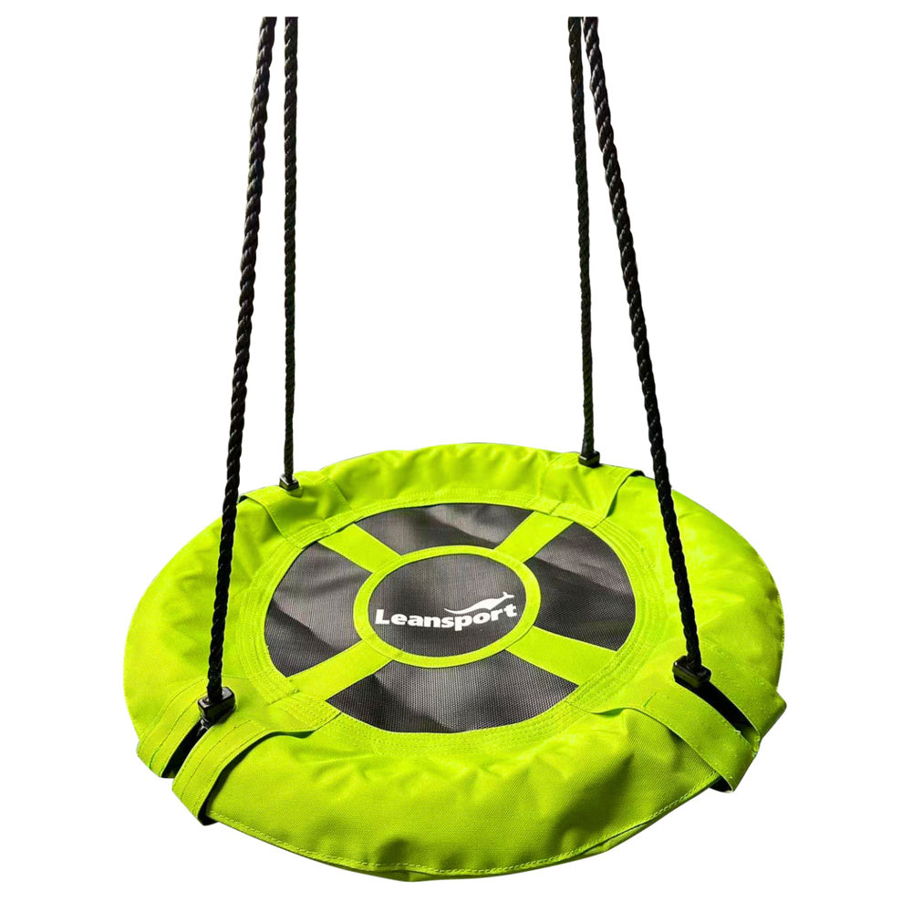 Sodo sūpynės vaikams „Gandro lizdas“ 60 cm, žalios