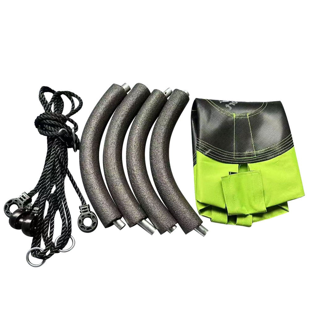 Sodo sūpynės vaikams „Gandro lizdas“ 60 cm, žalios