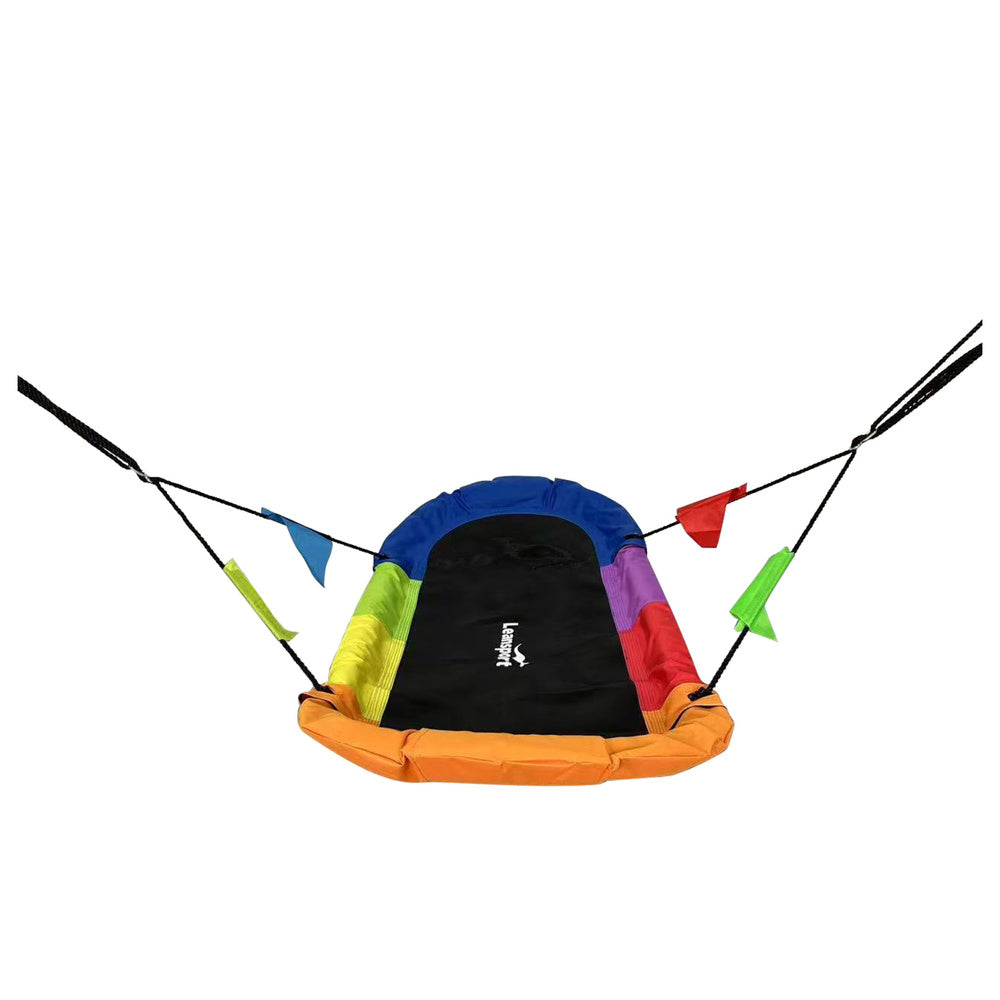 Sodo sūpynės vaikams „Gandro lizdas“ 167x75cm, spalvotos