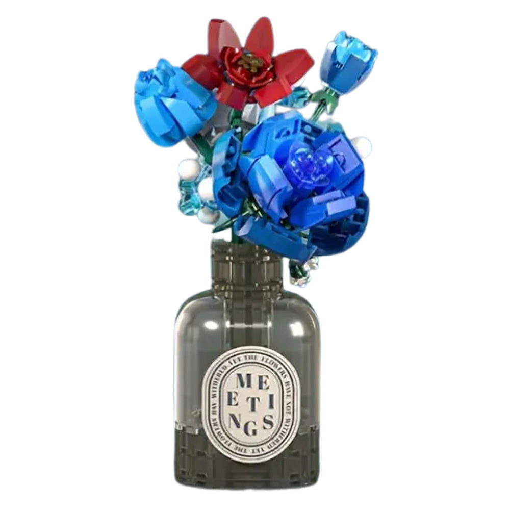 Konstruktoriaus rinkinys vaikams “Gėlių puokštė” 358 vnt.