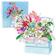 Konstruktoriaus rinkinys vaikams  “Gėlių dėžutė” su LED apšvietimu 761 el.