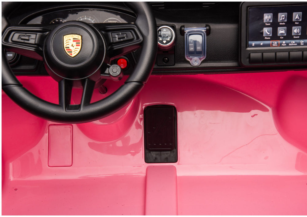 Dvivietis vaikiškas elektromobilis vaikams Porsche GT3 24V, rožinis