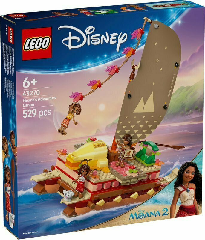 Konstruktorius vaikams „Moanos nuotykių kanoja“ Disney Princess, LEGO 43270