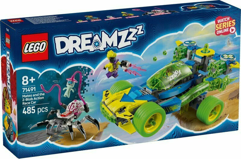 Konstruktorius vaikams „Mateo ir Z-Blob lenktyninis veiksmo automobilis“, LEGO® DREAMZzz 71491