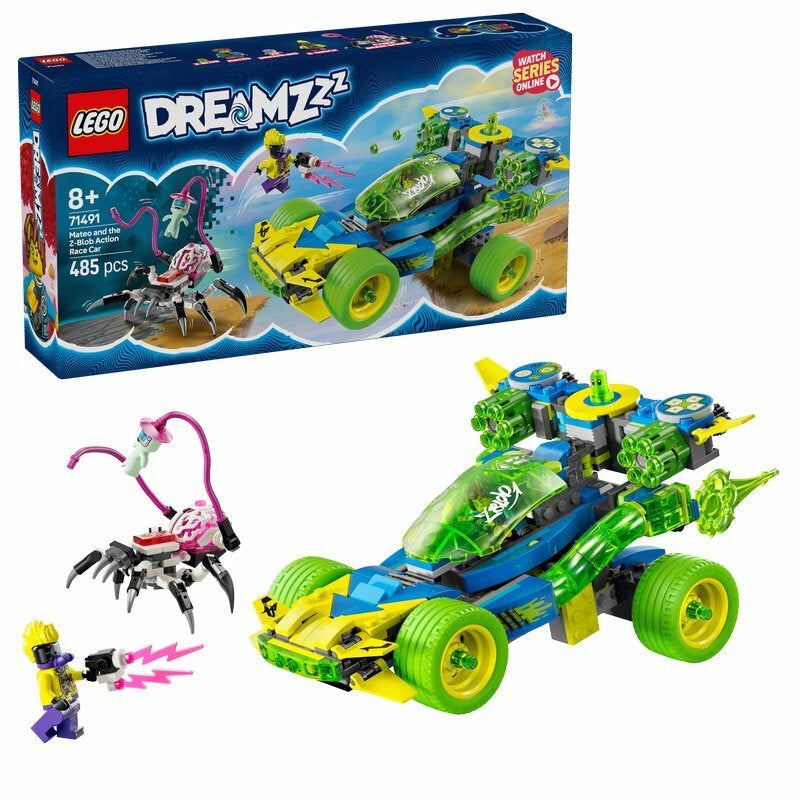 Konstruktorius vaikams „Mateo ir Z-Blob lenktyninis veiksmo automobilis“, LEGO® DREAMZzz 71491
