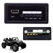 Muzikinis skydelis 24V vaikiškam elektromobiliui SX2039 SX1928