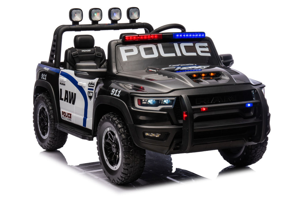 Dvivietis policijos elektromobilis vaikams RAM ZB629-P