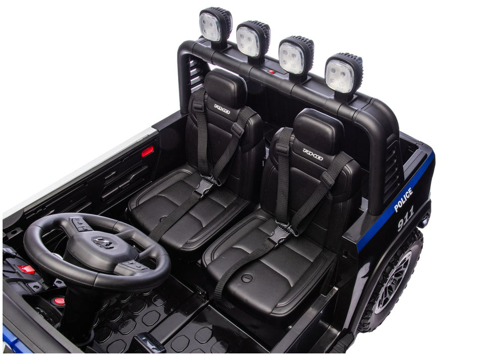 Dvivietis policijos elektromobilis vaikams RAM ZB629-P