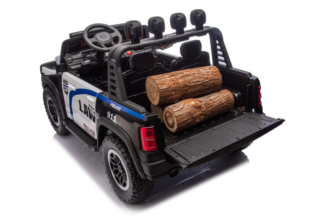 Dvivietis policijos elektromobilis vaikams RAM ZB629-P