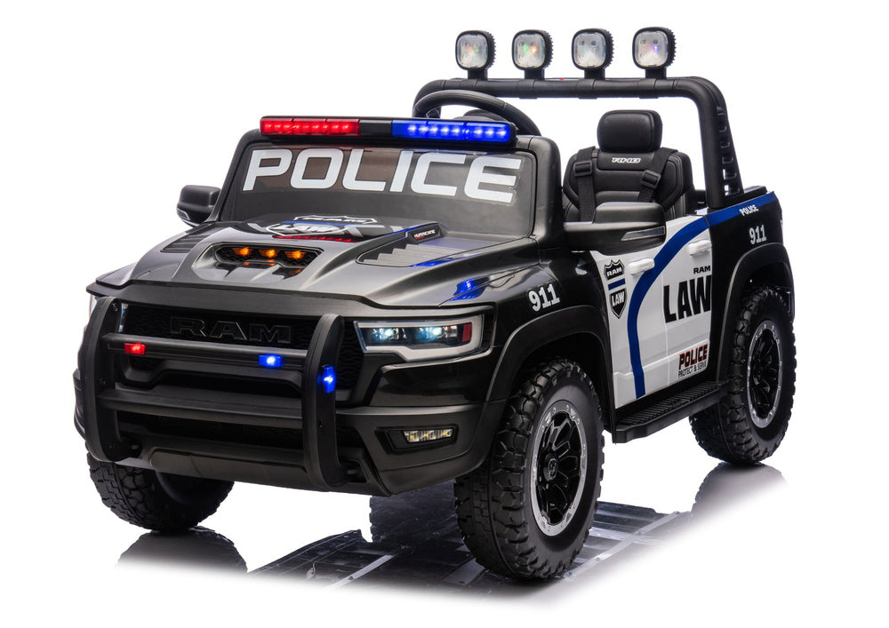 Dvivietis policijos elektromobilis vaikams RAM ZB629-P