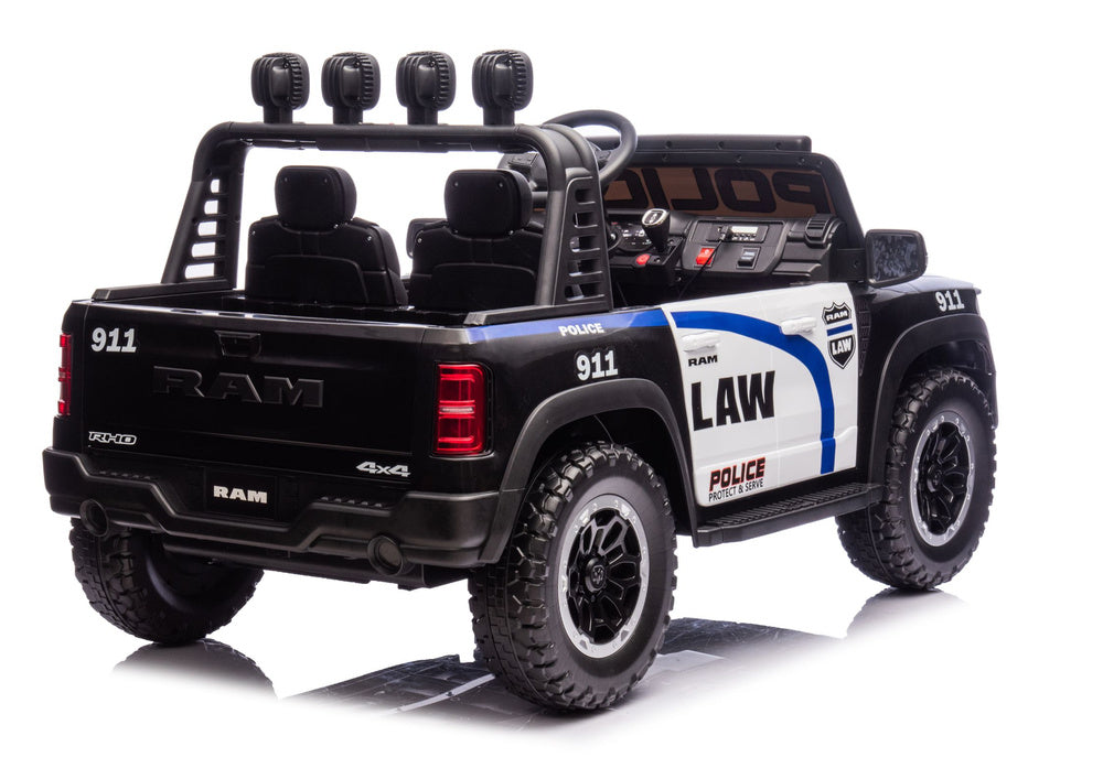 Dvivietis policijos elektromobilis vaikams RAM ZB629-P