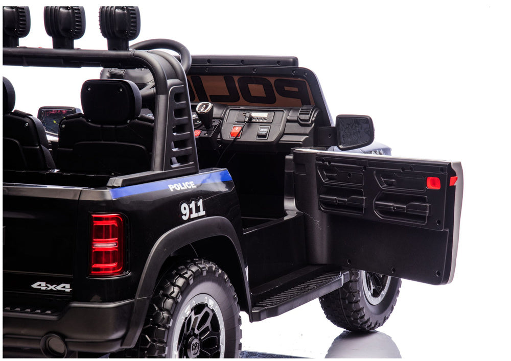 Dvivietis policijos elektromobilis vaikams RAM ZB629-P