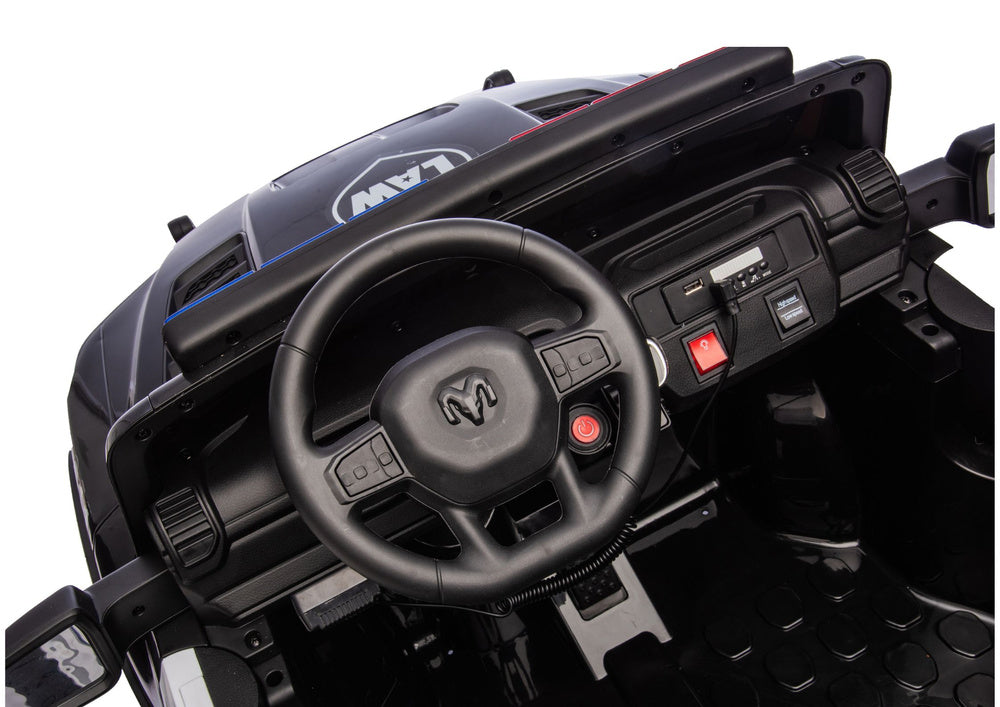 Dvivietis policijos elektromobilis vaikams RAM ZB629-P