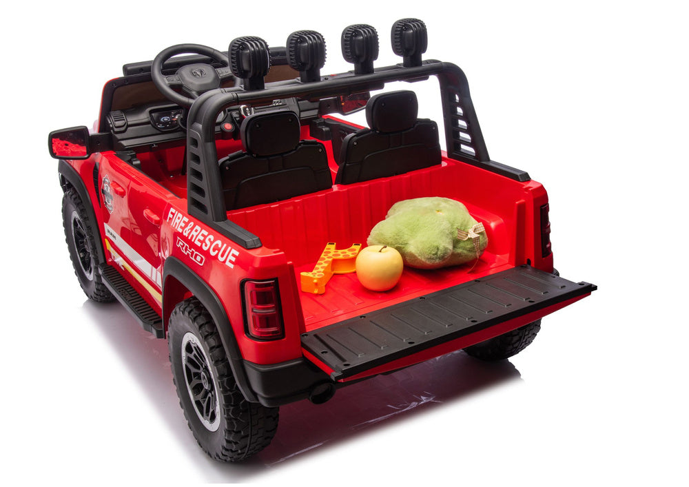 Dvivietis gaisrinis elektromobilis vaikams RAM ZB629-F